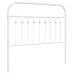 Cabecero de metal blanco 100 cm