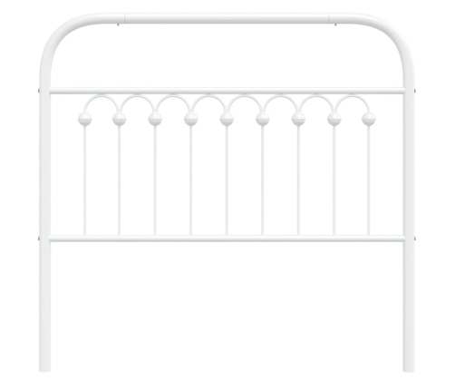 Cabecero de metal blanco 100 cm