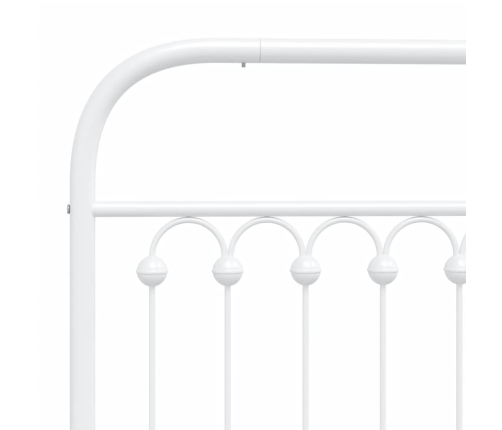 Cabecero de metal blanco 100 cm