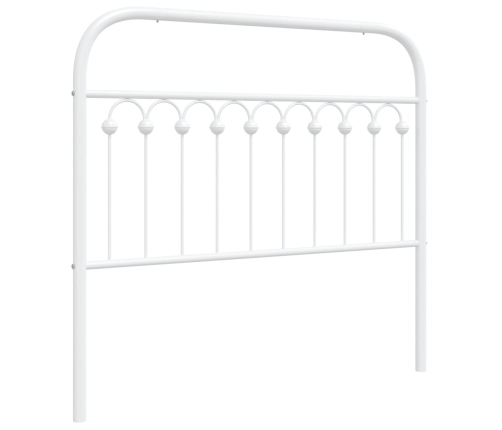 Cabecero de metal blanco 107 cm