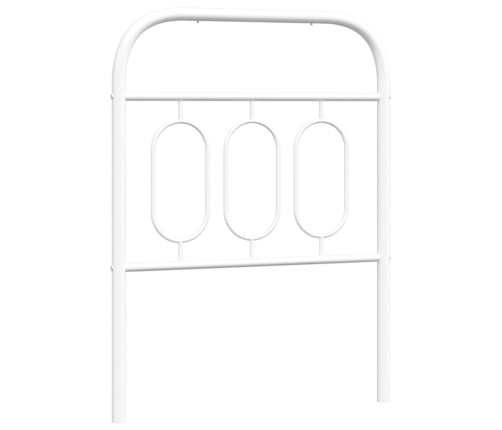 Cabecero de metal blanco 75 cm