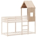 Techo de cama infantil madera maciza pino 60x89x134,5 cm