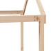 Techo de cama infantil madera maciza pino 207x95,5x159 cm