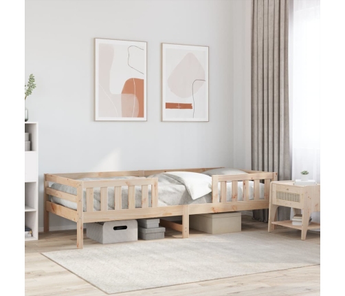 vidaXL Estructura de cama madera maciza de pino 80x200 cm