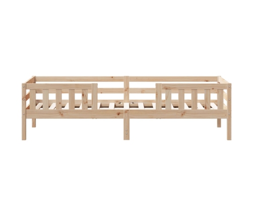 vidaXL Estructura de cama madera maciza de pino 80x200 cm