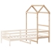 Techo de cama infantil madera maciza pino 118x70x176,5 cm