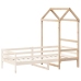 Techo de cama infantil madera maciza pino 108x70x176,5 cm