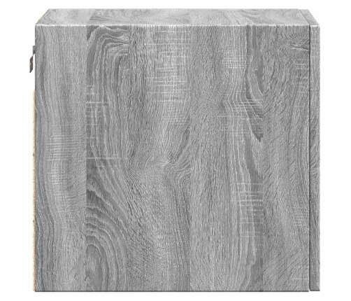 Armario de pared madera de ingeniería gris Sonoma 30x42,5x40 cm