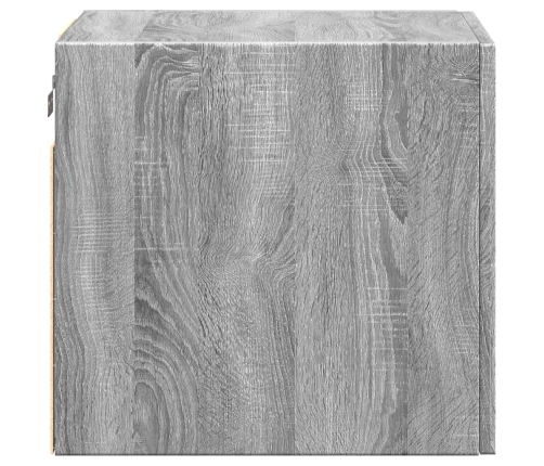 Armario de pared madera de ingeniería gris Sonoma 40x42,5x40 cm