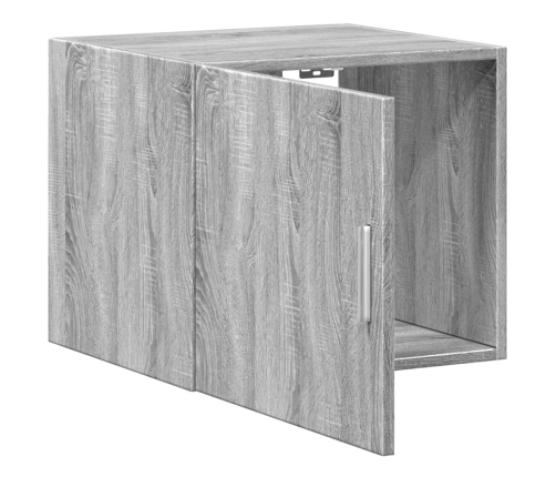 Armario de pared madera de ingeniería gris Sonoma 45x42,5x40 cm