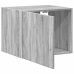 Armario de pared madera de ingeniería gris Sonoma 50x42,5x40 cm