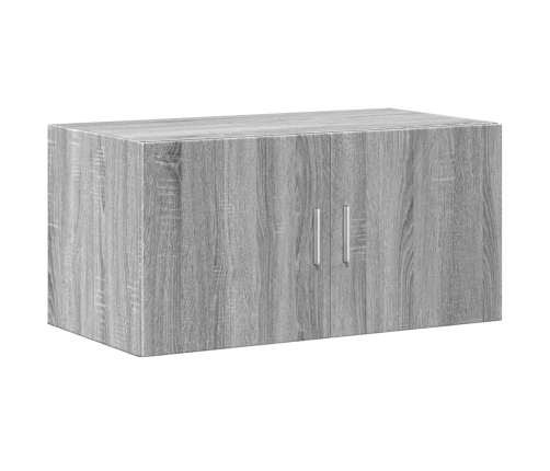 Armario de pared madera de ingeniería gris Sonoma 80x42,5x40 cm