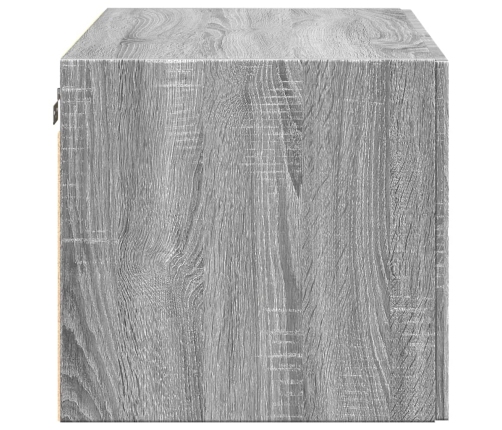 Armario de pared madera de ingeniería gris Sonoma 80x42,5x40 cm