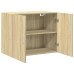 Armario de pared madera ingeniería roble Sonoma 80x42,5x64 cm