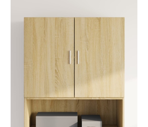 Armario de pared madera ingeniería roble Sonoma 80x42,5x64 cm