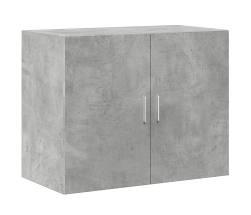 Armario de pared madera ingeniería gris hormigón 80x42,5x64 cm