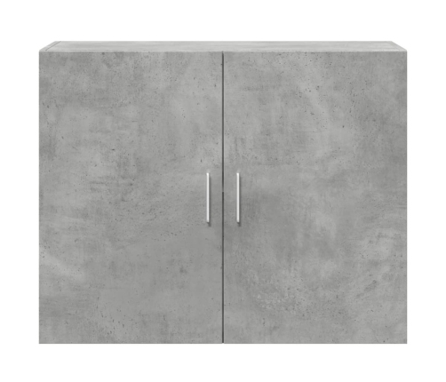 Armario de pared madera ingeniería gris hormigón 80x42,5x64 cm