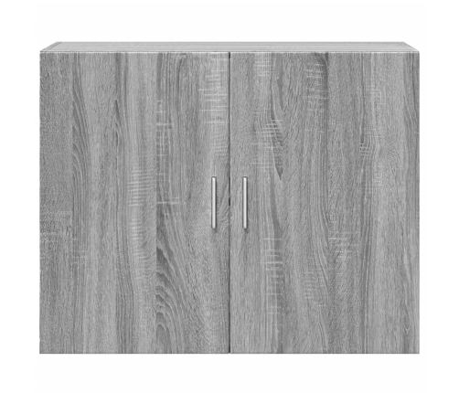 Armario de pared madera de ingeniería gris Sonoma 80x42,5x64 cm