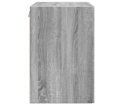 Armario de pared madera de ingeniería gris Sonoma 80x42,5x64 cm