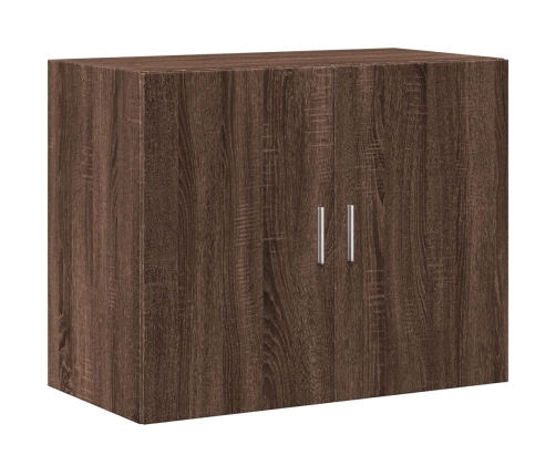 Armario de pared madera ingeniería marrón roble 80x42,5x64 cm