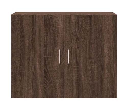 Armario de pared madera ingeniería marrón roble 80x42,5x64 cm