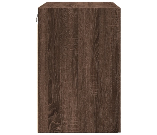 Armario de pared madera ingeniería marrón roble 80x42,5x64 cm