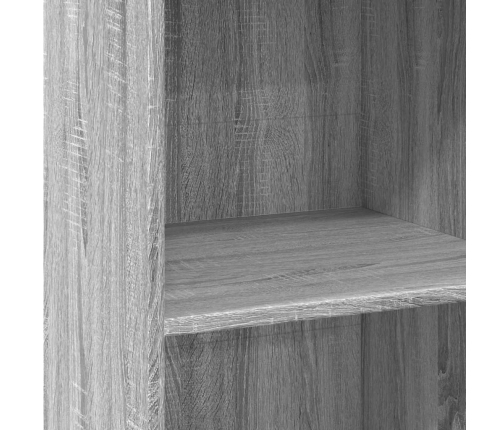 Aparador alto madera de ingeniería gris Sonoma 45x41x124 cm