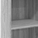 Aparador alto madera de ingeniería gris Sonoma 45x41x124 cm