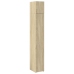 Armario estrecho madera ingeniería roble Sonoma 30x42,5x225 cm