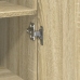 Armario estrecho madera ingeniería roble Sonoma 30x42,5x225 cm