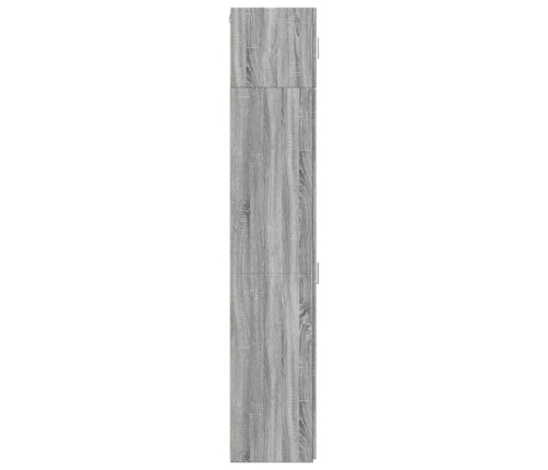 Armario estrecho madera ingeniería gris Sonoma 30x42,5x225 cm