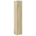 Armario estrecho madera ingeniería roble Sonoma 40x42,5x225 cm