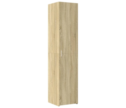Armario estrecho madera ingeniería roble Sonoma 40x42,5x225 cm