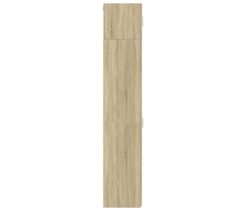 Armario estrecho madera ingeniería roble Sonoma 40x42,5x225 cm