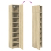 Armario estrecho madera ingeniería roble Sonoma 40x42,5x225 cm