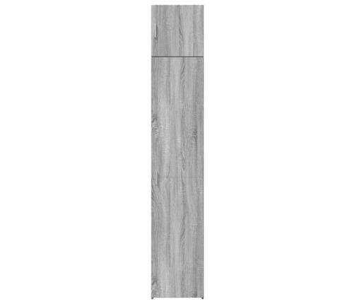 Armario estrecho madera ingeniería gris Sonoma 40x42,5x225 cm