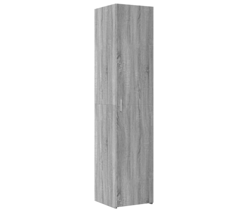 Armario estrecho madera ingeniería gris Sonoma 40x42,5x225 cm