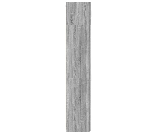 Armario estrecho madera ingeniería gris Sonoma 40x42,5x225 cm