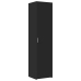 Armario estrecho madera de ingeniería negro 45x42,5x225 cm