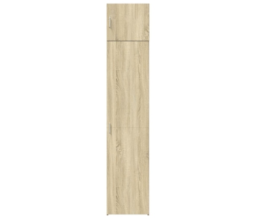 Armario estrecho madera ingeniería roble Sonoma 45x42,5x225 cm