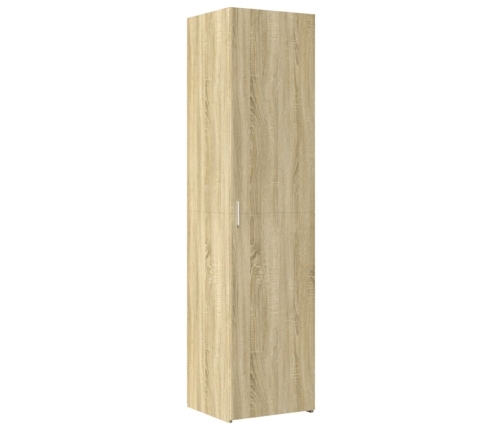 Armario estrecho madera ingeniería roble Sonoma 45x42,5x225 cm