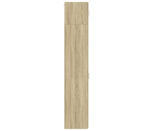 Armario estrecho madera ingeniería roble Sonoma 45x42,5x225 cm