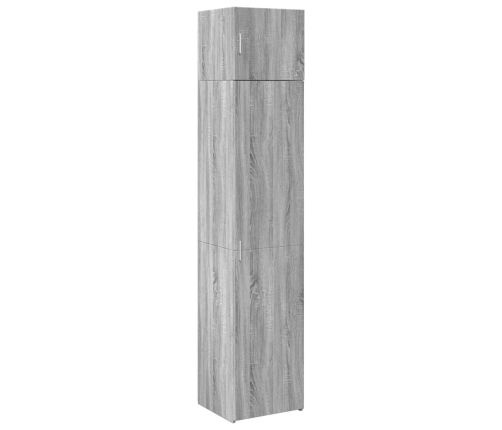 Armario estrecho madera ingeniería gris Sonoma 45x42,5x225 cm