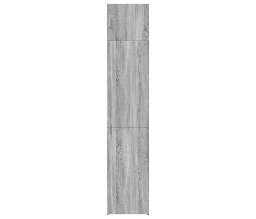 Armario estrecho madera ingeniería gris Sonoma 45x42,5x225 cm