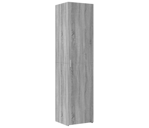 Armario estrecho madera ingeniería gris Sonoma 45x42,5x225 cm