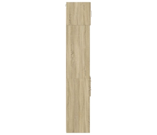 Armario estrecho madera ingeniería roble Sonoma 45x42,5x225 cm