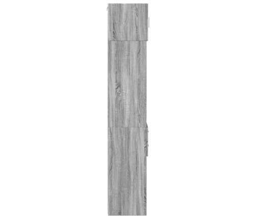 Armario estrecho madera ingeniería gris Sonoma 45x42,5x225 cm