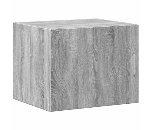 Armario estrecho madera ingeniería gris Sonoma 50x42,5x225 cm