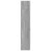 Armario estrecho madera ingeniería gris Sonoma 50x42,5x225 cm