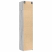 Armario estrecho madera ingeniería gris Sonoma 50x42,5x225 cm